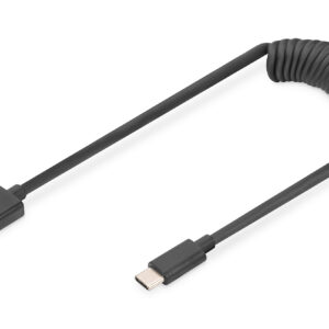 USB C - USB A 60W Spiralk. 1m