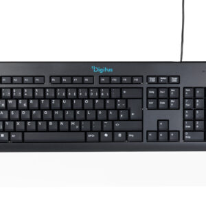 Office Keyboard Corded GER black