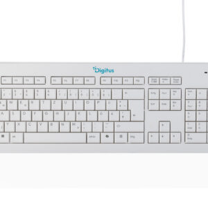 Office Keyboard Corded GER white