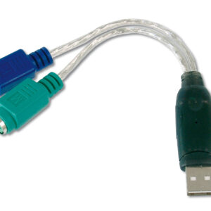USB Adapterkabel 1xUSB2xPS2
