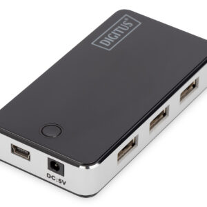 USB Hub 7PORT USB 2.0 Black