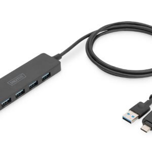 USB Hub 4P. USB 3.0 Slim 1,2m