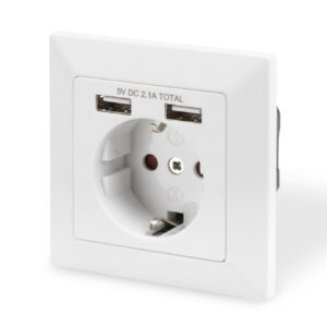 Steckdose mit 2 USB Ports
