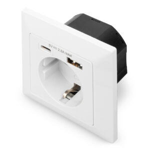 Steckdose mit 1xUSB A+1xUSB C