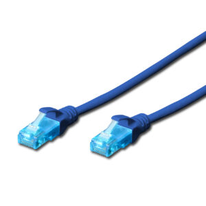 Patchk.Cat.5e 1m U/UTP BLAU