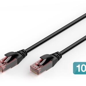 CAT 6 U-UTP Outdoor Patchkabel, Ku, PE, 10 Stk.