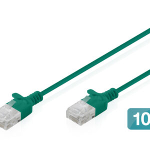 CAT 6 U-UTP Slim Patchkabel, Ku, LSZH