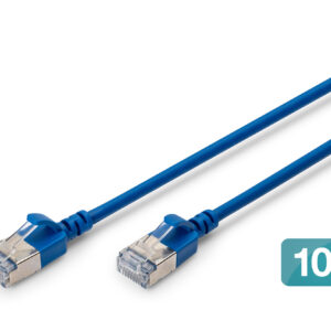CAT 6A F-FTP Slim Patchkabel, Kupfer, LSZH