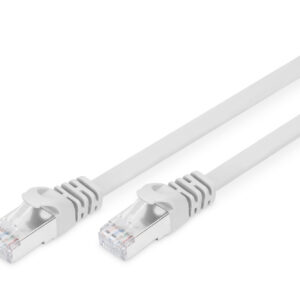 Patchk.Cat.6a U-FTP 0,25m Grau