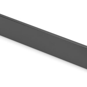 Blindblende 2HE Schwarz