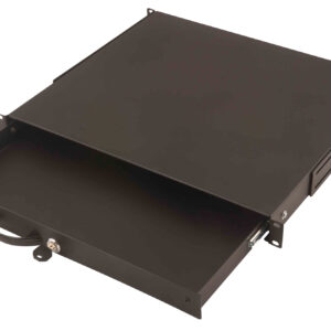 19" Tast.einschub 1HE Schwarz