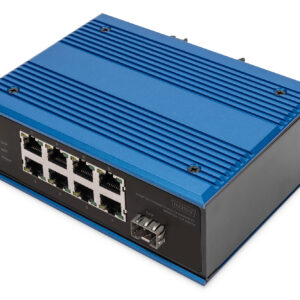 Indust. PoE Switch 8xFE 1xSFP