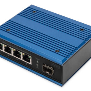 Indust. PoE Switch 4xGB 1xSFP