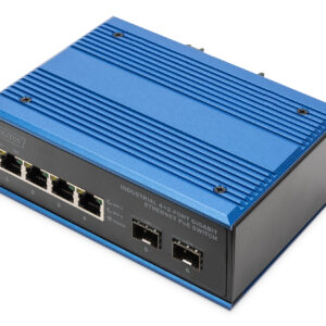 Indus. GE POE Switch 6p 2SFP