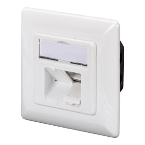 CAT.6a Datendose,2xRJ45,UP
