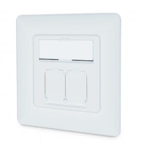 CAT.6a Datendose, 2xRJ45, UP