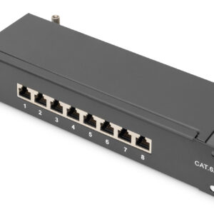 10" CAT6A Patchp. 8p 1HE SW