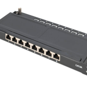 10" CAT6A Patchp. 8p 0.5HE SW