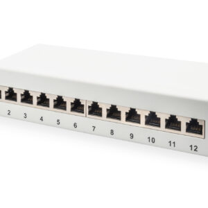 10" CAT.6A Patchpanel,12xRJ45
