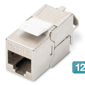 DIGITUS CAT6A Keystone Jack, geschirmt,Re-embedded