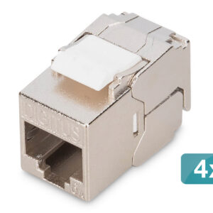 CAT 6A Kompaktgehäuse Keystone-Modul, geschirmt,
