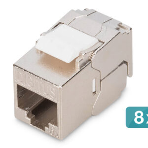 CAT 6A Kompaktgehäuse Keystone-Modul, geschirmt,
