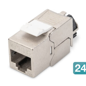 Keyst.Jack CAT.6a RJ45 STP 24x