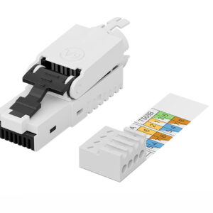 RJ45 Stecker f. Verlegekab.