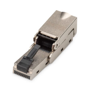 RJ45 Feldstecker f. Verlegekab.90°abwinkelbar