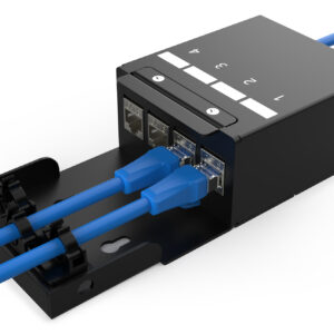 Konsolidierungspunkt-Box, 4 Ports Keystone-Module