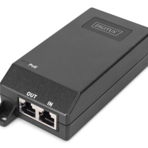 Gigabit Ethernet PoE+ Injektor, 802.3at