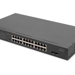 19" PoE Switch 24xGB 2xSFP