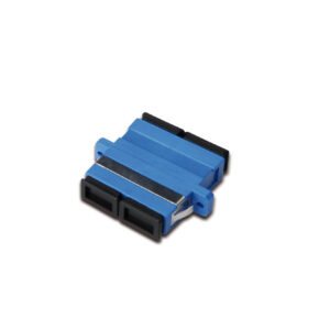 FO coupler, duplex, SC to SC, SM, OS2, color blue
