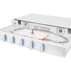 LWL Spleißbox 6xSC DX bestückt