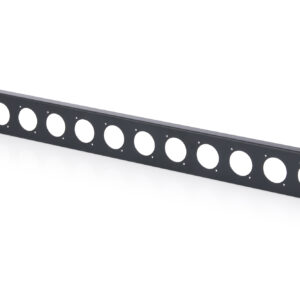 1HE Blende für D-Typ Module, 12-Port