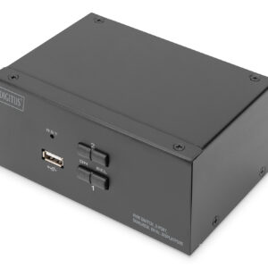 KVM Switch DUAL DP 2Fach