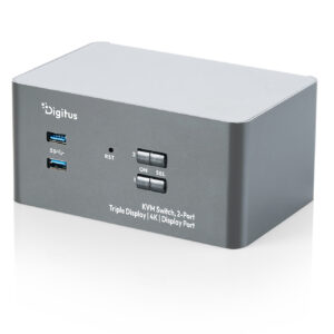 KVM-Switch, 2-Port,Triple Display