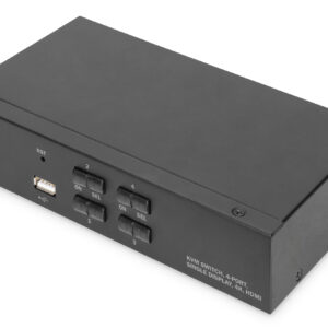 KVM SWITCH 4 Port, 4xHDMI in