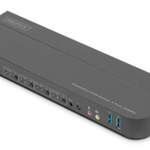 KVM SWITCH 4 P. DP/HDMI, USB