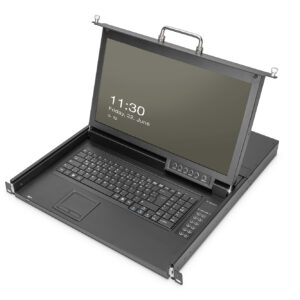 19"Konsole 1U 17" KVM 8p.CAT