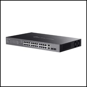 19" PoE Sw. 24xGb 2xGb