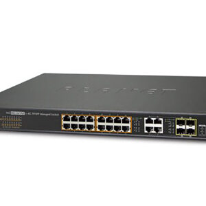 PoE Switch 16x10/100/1000 4SFP