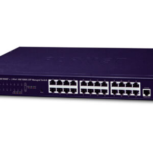 19" Switch, 24x10/100/1000T