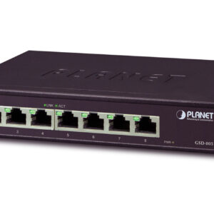Desktop Switch, 8x10/100/1000T