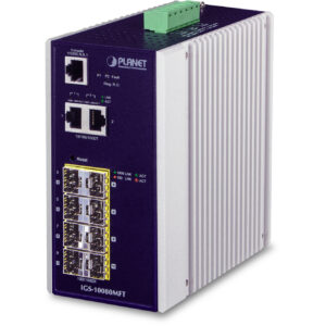 Indus. Switch, 8xSFP, 2x GBit