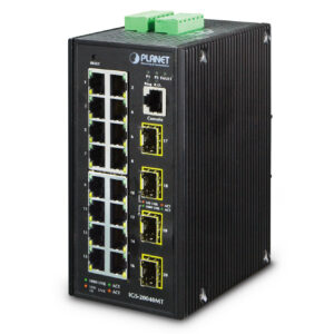 Indus. Switch,16x10/100/1000TX