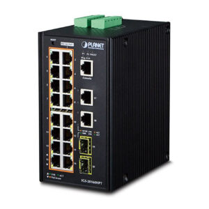 Indus. Switch,16xGB 2xPOE+ 2xSFP