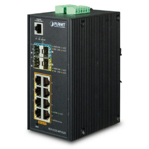 Industrie PoE+ Switch 8+4