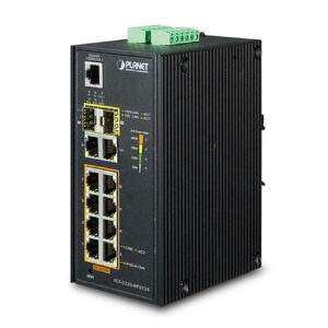 Industrie PoE+ Switch 8+2+2