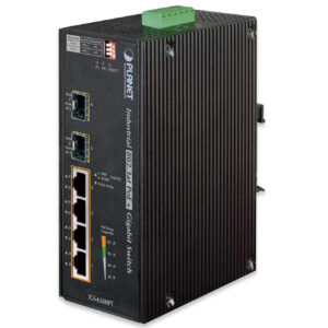 Industrie GE PoE+ Switch 4+2